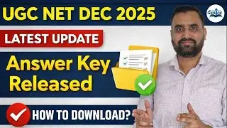 UGC NET Dec 2025 Answer Key Released | How to Download UGC NET Answer Key 2025? Check Now!!