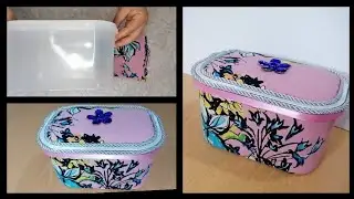 Come riciclare i contenitori di plastica/Recycle plastic cans / DIY Crafts / recycled craft ideas