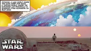 Why Tatooine Became a Desert Planet - Star Wars Fast Facts #shorts