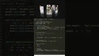 3D photo effect using html css js 