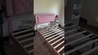 Pink Bed ✨💓 Pink Bedroom Aesthetic #pink #pinkbed