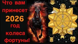 Что вам принесет 2026 - год  колеса фортуны⁉️ 🧲🔮🔆☀️✈️💰🔥💕🥰