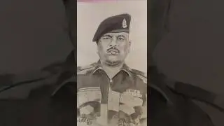 portraite of indian soldier #art #pencildrawing #army  #indianarmystatus