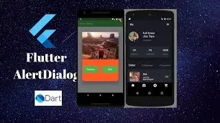 Flutter AlertDialog and Custom-Alert Dialog