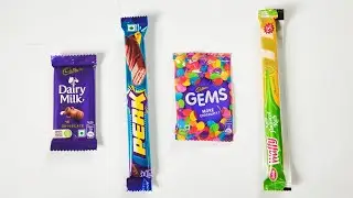 Dairymilk vs Perk vs Gems vs waffle