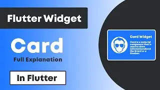 Card Widget in Flutter || in Hindi || #khoobcoding