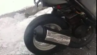 Honda Dio 82cc Big Bore First Run / Motoforce Exhaust Sound