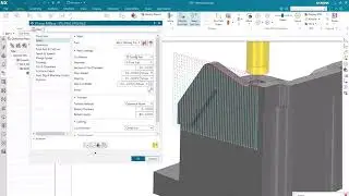 Enhanced Plunge Mill Control for Overhanging Geometries in NX CAM