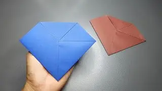 Diamond easy origami envelope tutorial | envelope origami easy diamond | How To