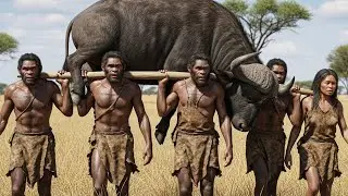 Life Millions of Years Ago | How Prehistoric Humans Fought for Buffalo Meat to Survive