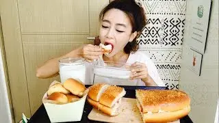 맘모스빵 미니치즈빵 와..정말 맛있어요(파리바게트)