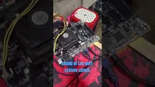sound of LAN port check audience PC motherboard problem complete now computer home service. #repair