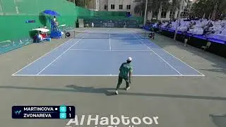 Tereza Martincova [Q] (CZE) vs Vera Zvonareva [WC] (RUS) // 1-6 2-6 // W100 Dubai // 2nd Round