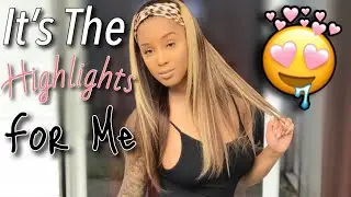 HIGHLIGHTED HEADBAND WIG FOR THE WIN!!| FT. YGwigs