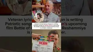 himesh reshammiya music battle of galwan salman khan upcoming movie🎥 sameer anjaan lyricist #shorts