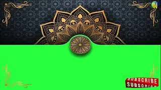 Wedding Gold Frame Wedding Green Screen Video Frame  24| No Copyright| #india #wedding #youtuber