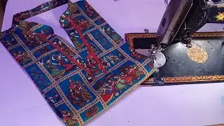 Elegant Invisible Collar Design | Unique kurti Collar Stitching Tutorial