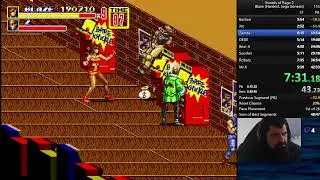Streets of Rage 2 Blaze Hardest Speedrun 2PB In the row