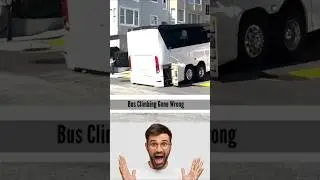 Bus climbing gone wrong | Clumsy Legends