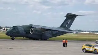Embraer KC-390 taxiing Bourget Aishow 2025