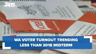 WA voter turnout less than 2018 midterm