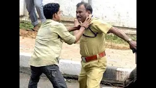Sharabi And Police Fight  Action Scene  Funny Sharabi Best Funny Video Ever Police Fight with shrabi