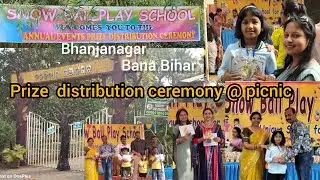 Prize distribution ceremony // bana bihar // bhanjanagar // snow ball play school // ganjam 