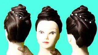 Beautiful hairstyles step by step.Prom hair.
