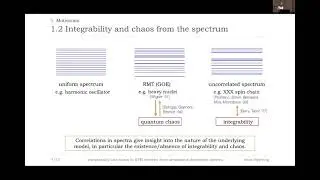 Anne Spiering: Integrability and chaos in SYM theories from anomalous-dimension spectra