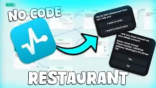 Build a FREE Restaurant Chatbot in 10 Mins! Save Orders & Data
