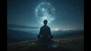 Meditating Under the Moon | Relaxing Ambience for Peace, relaxation & Focus