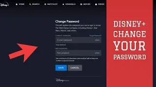 Disney Plus- How to Change Your Password on Disney+
