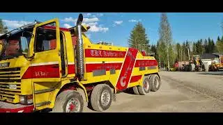 Scania 143 500 V8 sound Straight pipe