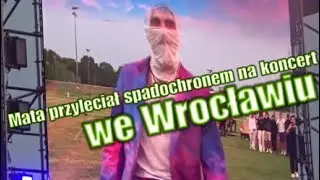 Mata przyleciał spadochronem na koncert we Wrocławiu #mata #420 #2040