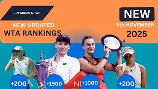 NEW UPDATED WTA RANKINGS | RIYADH SHOCKER | Elena Rybakina Stuns Sabalenka, Anisimova, and Świątek