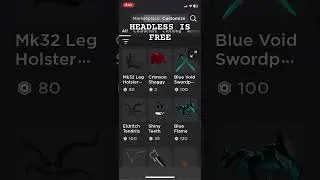 HEADLESS IS FREE GO GET IT NOW!!! #roblox #headlesshorseman #free #getnow