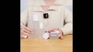 Cosmetic bottle packaging！Here is our frosted glass bottle set.