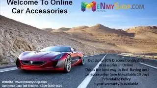 Buy Best Car Accessories at 55% off Price | Menmyshop.com