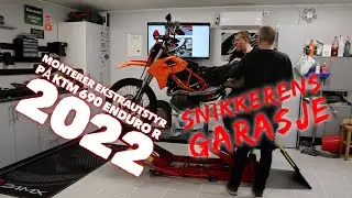 Monterer ekstrautstyr på KTM 690 Enduro R 2022   Snikkerens Garasje