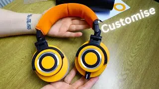 How To Customise Audio Technica ATH-M50X Earpads Replacement + Headband and Skin