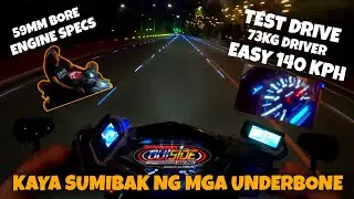 HONDA CLICK 150 V1 59MM BORE UP / TEST DRIVE / SPECS / TOP SPEED / OUTSIDE RACING /