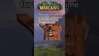 New players when they try a flying mount for the first time #worldofwarcraft #warcraft #mmo #mmorpg