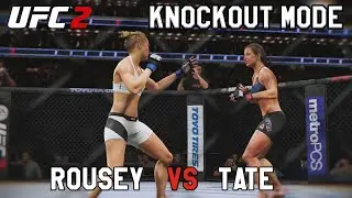 EA SPORTS UFC 2 | Knockout Mode Gameplay - Ronda Rousey vs Miesha Tate (Xbox One)