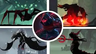Shadow Of Death Dark Knight All Bosses Insane Gameplay!!!