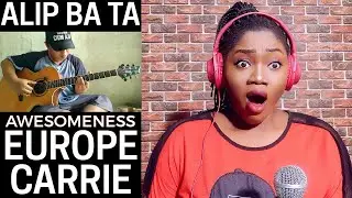 Alip Ba Ta 🇮🇩 - Carrie (Europe Fingerstyle Cover) REACTION!!!😱 | Subtitled in Indonesia | Alipers