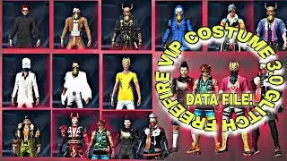 MAX Free Fire VIP Glitch Pack 3.0🤠❗New Rare Costume❗ Glitch Pack❗FreeFire New Vip Glitch MR.X