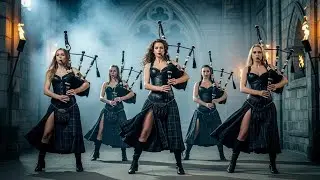 Scottish Women with Bagpipes | Epic Scottish Bagpipe Parade | Highlands and the Spirit Eternal