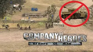 Company of Heroes No Panzer Support 1vs2 Expert [Europe At War mod]