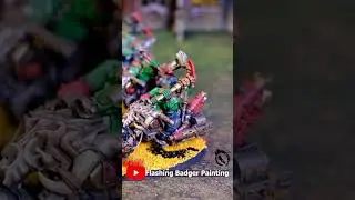 Orks vs Raven Guard Space Marines Warhammer Battle Report - Flashing Badger Painting
