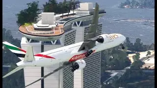 Boeing 777 crash landing at Singapore Changi Airport